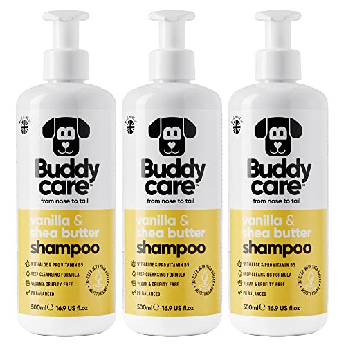 Vanilla & Shea Butter Dog Shampoo by Buddycare (50.72oz)