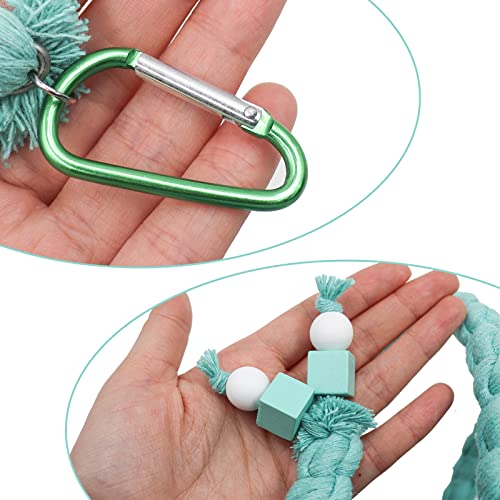 78.7 Inches Bird Spiral Rope Perch (78.7 inches / Blue)