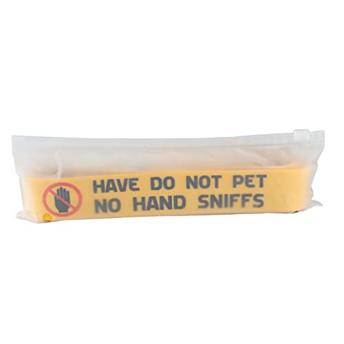 Funny Dog Leash Do Not Pet No Hand Sniffs Dog Leash Walking Training Dog Leashes Dog Owner Pet Lover Gift (Hand Sniffs-YE)