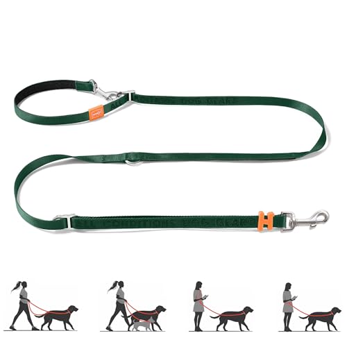 Multifunctional Adjustable Hands Free Leash (Green / Standard)