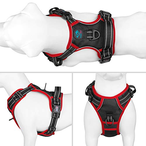 Upgraded No Pull Dog Harness (Black / Small)