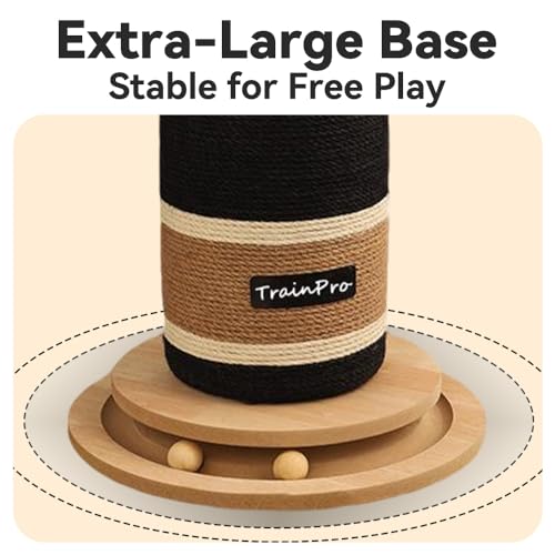 Natural Hemp Cat Scratcher & Post with Bonus 20x15 Pet Bed (Champagne Bottle)