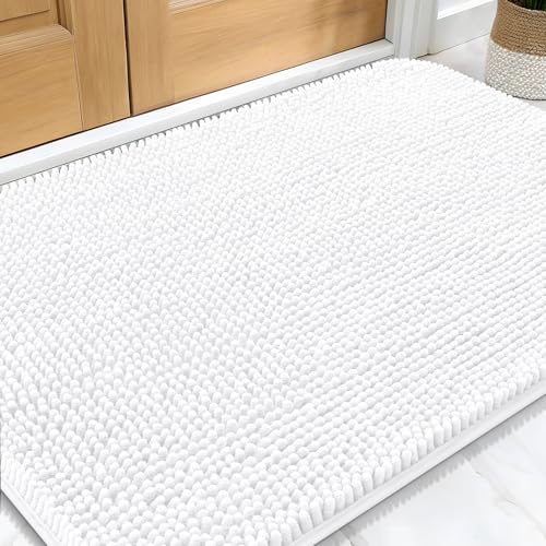 Dog Door Mat for Muddy Paws 32x20 (White / 32" X 20")