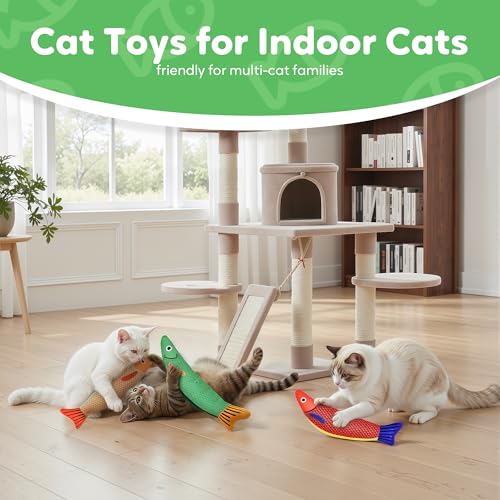 Catnip Toys Saury Fish