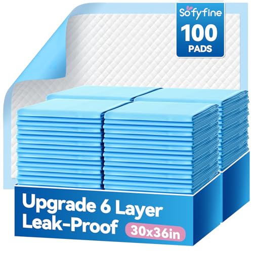 Bed Pads Disposable 30" x 36" [100 Count] Adult Incontinence Underpads (30"x36" (100 Pcs))