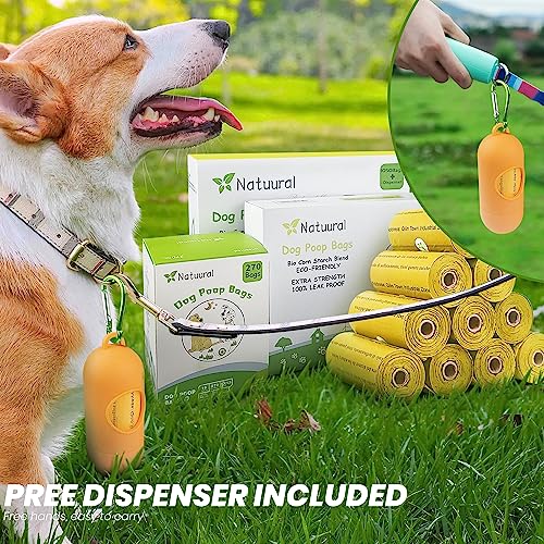 Dog Poop Bags Rolls (Yellow / 600 Count (Pack of 1))