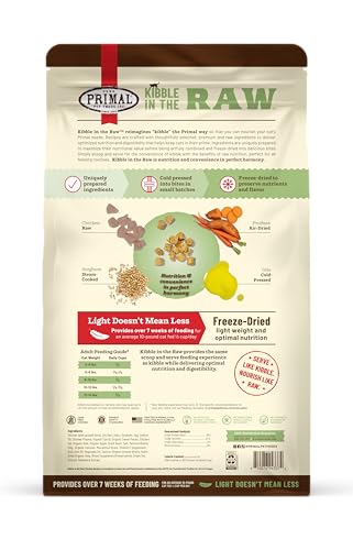 Primal Kibble in The Raw (4 Pound (Pack of 1))