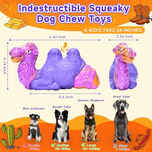 Tough Dog Chew Toys for Aggressive Chewers (Milk Flavor)