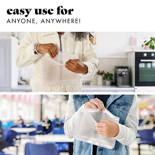 Reusable Sandwich Bags (Ivory Feline Fine)