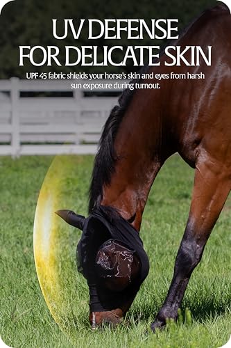 Bug Out Horse Fly Mask (Black / Horse)