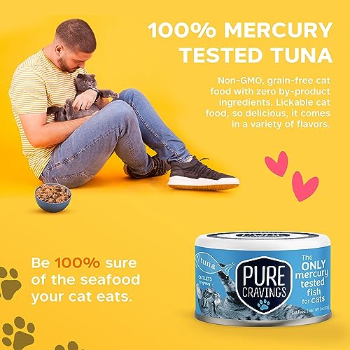 Wet Cat Food Canned Tuna Cutlets in Gravy