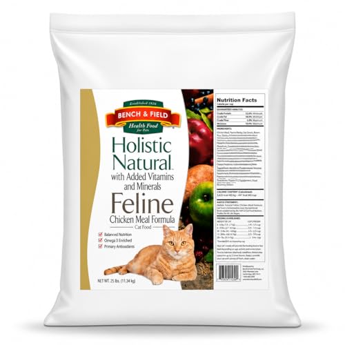 Holistic Premium Dry Cat Food (25 Pound (Pack of 1))