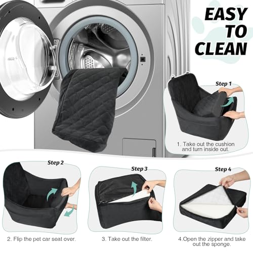 Dog car seat for Medium Dogs (Black / Medium)