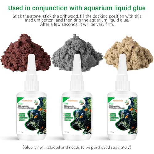 Cotton Wool for Aquascape (Light yellow(Dragon stone color))