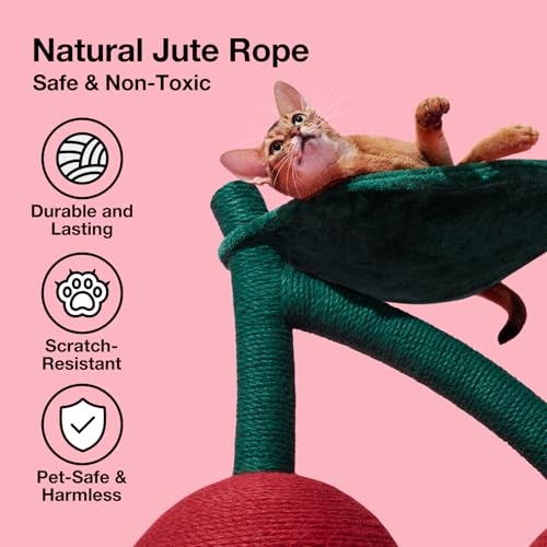 Cat Scratching Post (Large Cherry Cat Tree)