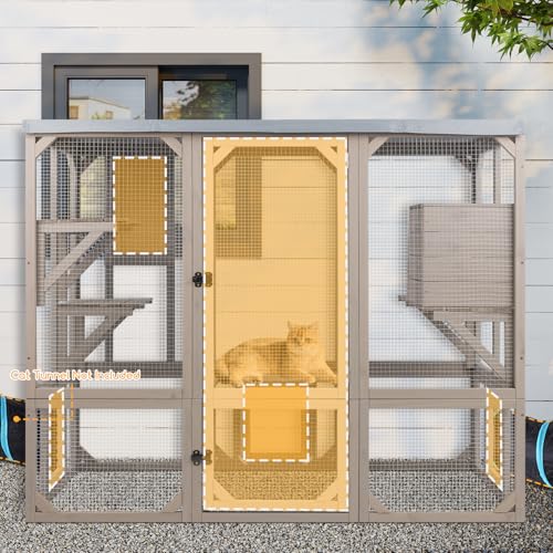 Catio Outdoor Cat Enclosure (59" L x 27.5" W x 47.2" H)