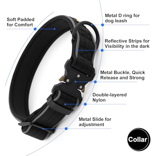 Tactical Dog Collar (S / Black)