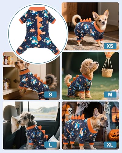 Dinosaur Costume Dog Pajamas (X-Large / Dinos#14)