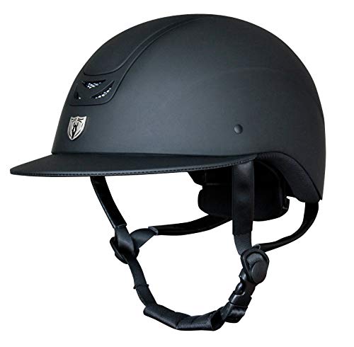 Royal Wide Brim Riding Helmet (X-Small / Sh Matte Black | Top Matte Black | Tr Matte Black | Br Wide)