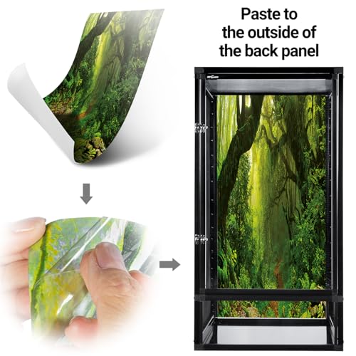 16" x 16" x 30" Front Opening Chameleon Cage with 3 (16" x 16" x 30")