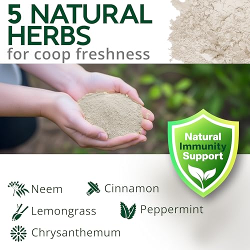 Dust Bath for Chicken Nesting Herbs Blend Coop Floor (12 Ounce (Pack of 1))