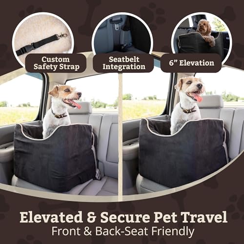 Small Snoozer Luxury Lookout Car Seat (Black with Herringbone / Small)
