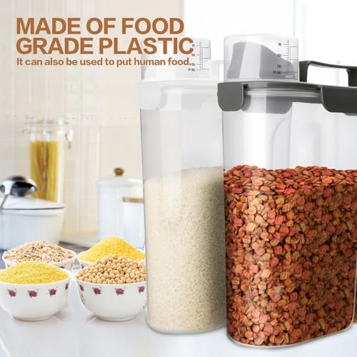 Dog Food Storage Container (White 6Qt)
