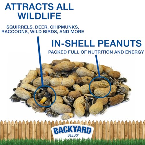 20LB Backyard Seeds Squirrel & Friends Wildlife Feed (20 Pound (Pack of 1))