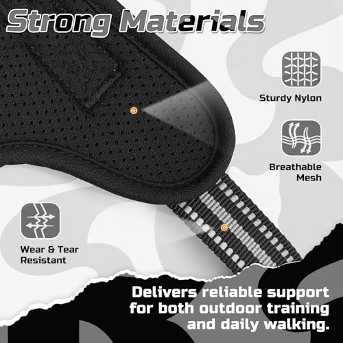 Tactical Dog Harness for Large (B&W Geometric / Large)