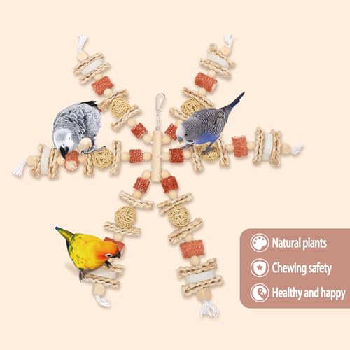 Bird Toys 17.5 Inches Parrot Toy for Chewing