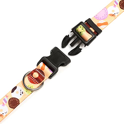 Adjustable Dog Collar (Extra Small / Beige Cookie)