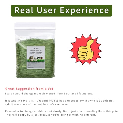 Timothy Hay 1.1LB Small Pet Feed (1.1 Pound (Pack of 1))