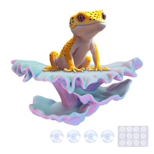 Mushroom Decor for Reptile Tank (Shelf Cap / Aurora)