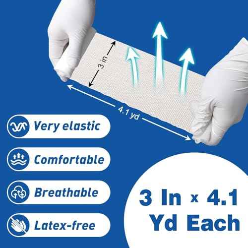 200 Pack Gauze Rolls Bandages (200p / 3IN)