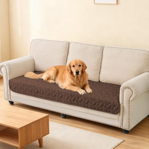Pet Bed Cover Dog Bed Blanket for Sofa and Furniture Waterproof New Pattern Design (30x70 Inch (Pack of 1) / Chocolate)