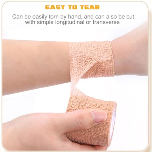 Self Adhesive Bandage Wrap 6 Pack (Blue)