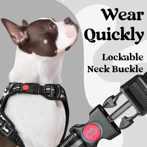 Dog Harness for Large (Mountain Black / X-large)