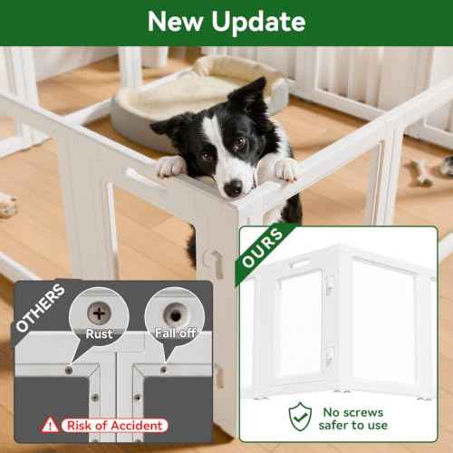 Clear Acrylic Dog Playpen Indoor (30")