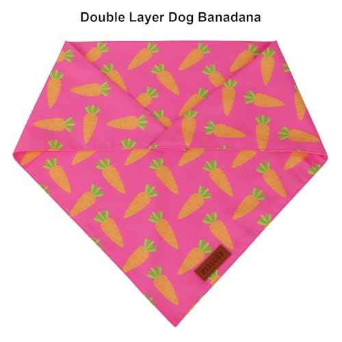 Pink Easter Dog Bandana (Small / Easter-2)