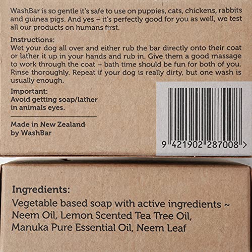 The Natural Dog Shampoo Bar Soap for Itchy Skin Relief (3.5 Ounce (100g) soap bar)