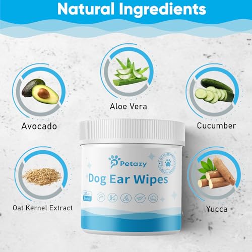 Dog Ear Wipes for Dog Yeast Wax Itch and Odor
