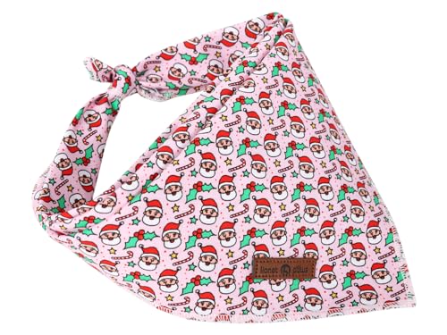 Christmas Dog Bandana Girl for Small Medium Dogs (Santa Cane / Small (Pack of 1))