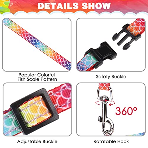 Cat Harness with Leash and Collar Set (Small / Multicolor)