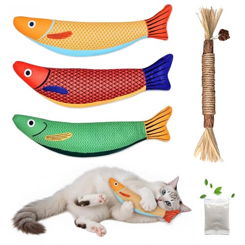 Catnip Toys Saury Fish