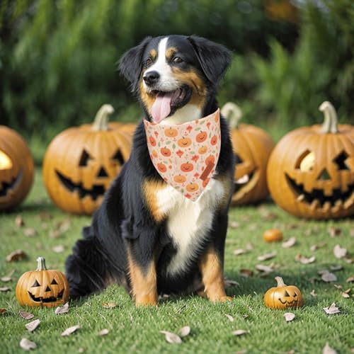 Halloween Dog Bandana (X-Large / Yellow&Orange)
