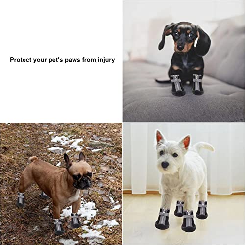 Dog Shoes for Small Dogs (#3 (width 1.49 inch) for 10-15 lbs)