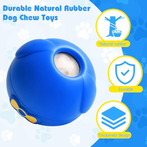 Interactive Dog Chew Toy (wobbly blue / Medium)