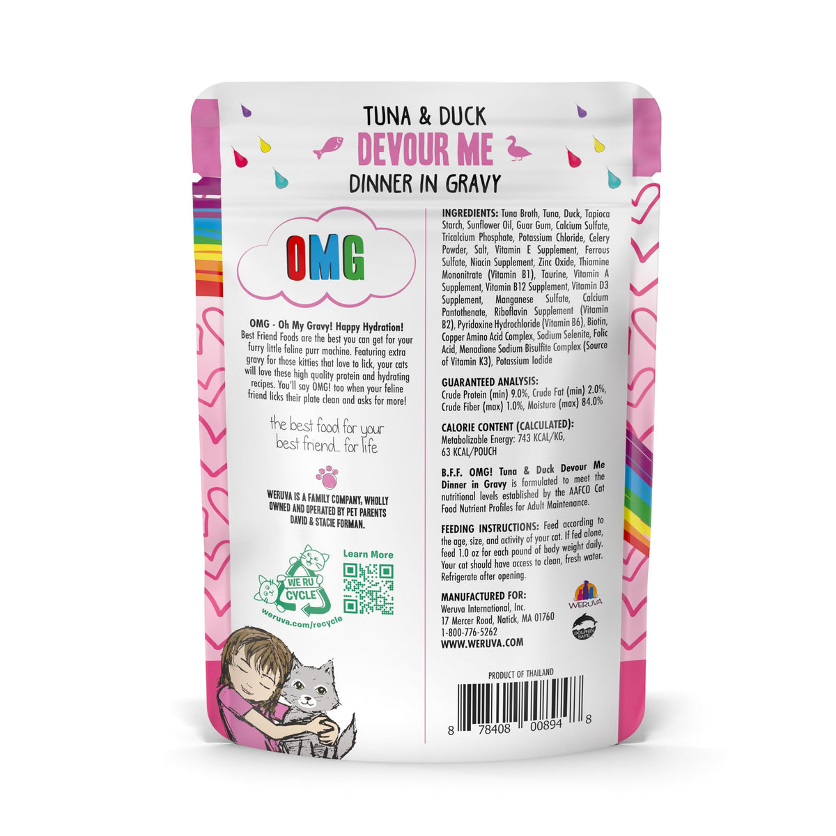 B.F.F. OMG Best Feline Friend Oh My Gravy! (3 Ounce (Pack of 12))