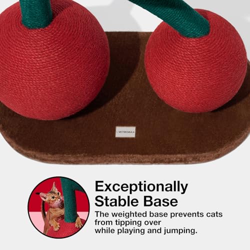 Cat Scratching Post (Large Cherry Cat Tree)