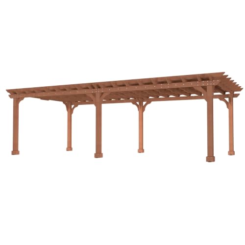 12x24 FT Cedar Wood Pergola (12x24 FT)